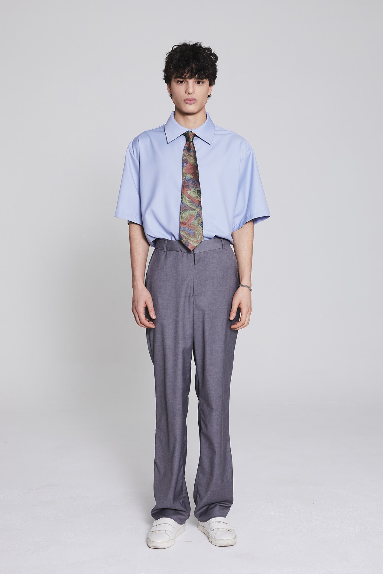 MILLIN Longwide trousers(gray)