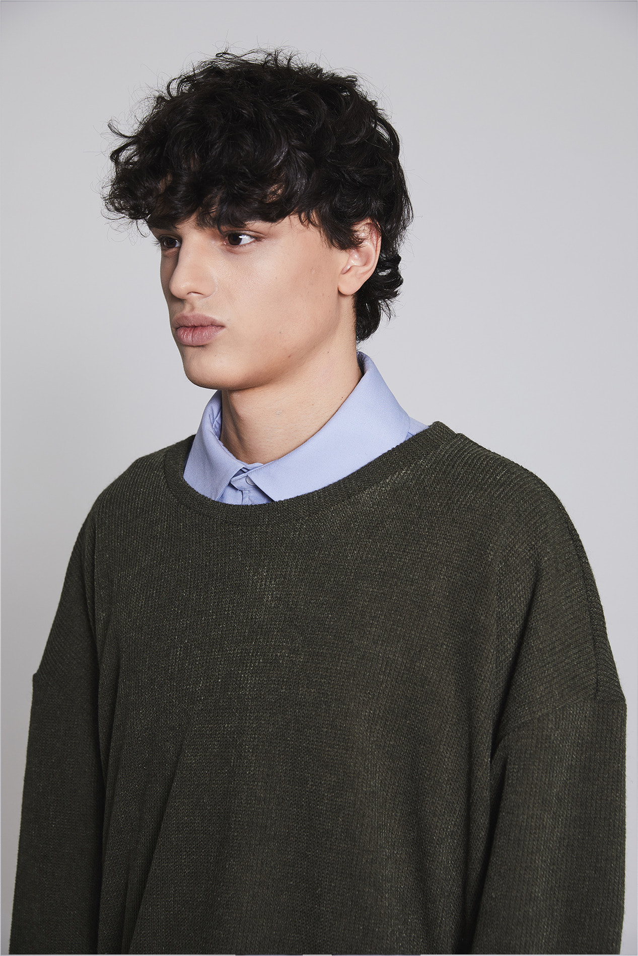 MILLIN Basic sweatshirt(khaki)